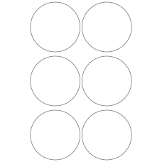 10934 - Label Size 78mm dia - 1650 labels per roll 