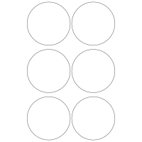 10935 - Label Size 85mm dia - 1500 labels per roll
