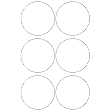 10935 - Label Size 85mm dia - 1500 labels per roll 