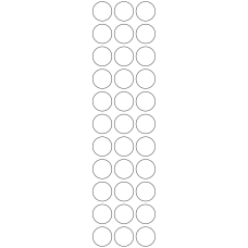 10937 - Label Size 23mm dia - 7820 labels per roll 