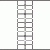 1094 - Label Size 38mm x 20mm - 6,060 labels per roll
