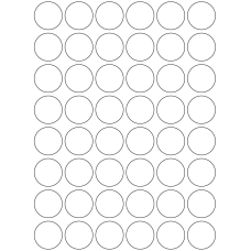 10943 - Label Size 30mm dia - 12450 labels per roll 