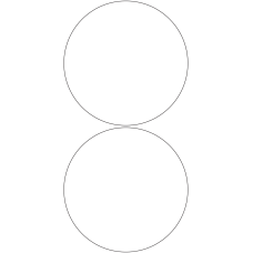 10944 - Label Size 150mm dia - 460 labels per roll 