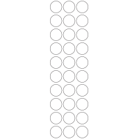 10946 - Label Size 25mm dia - 7110 labels per roll