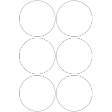 10948 - Label Size 99mm dia - 1360 labels per roll 