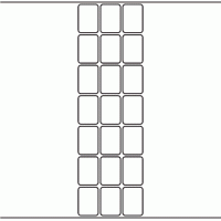 1095 - Label Size 26mm x 37mm - 5,250 labels per roll