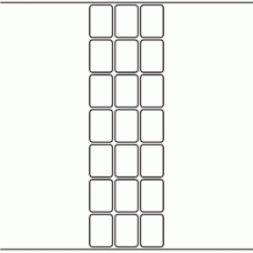1095 - Label Size 26mm x 37mm - 5,250 labels per roll 