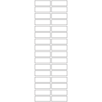 10951 - Label Size 45mm x 15mm - 7670 labels per roll 10951 - Label Size 45mm x 15mm - 7670 labels per roll