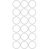 10955 - Label Size 32mm dia - 5840 labels per roll