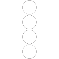 10959 - Label Size 60mm dia - 1100 labels per roll
