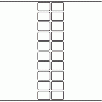 1096 - Label Size 37mm x 26mm - 4,740 labels per roll