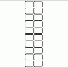 1096 - Label Size 37mm x 26mm - 4,740 labels per roll 