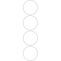 10961 - Label Size 75mm dia - 880 labels per roll