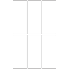 10968 - Label Size 69mm x 166mm - 1220 labels per roll 