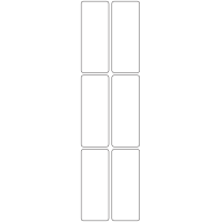 10971 - Label Size 35mm x 90mm - 1500 labels per roll