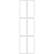 10971 - Label Size 35mm x 90mm - 1500 labels per roll 