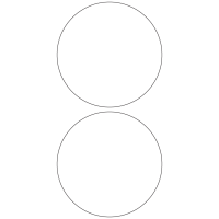 10975 - Label Size 125mm dia - 540 labels per roll