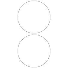 10975 - Label Size 125mm dia - 540 labels per roll 
