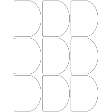 10989 - Label Size 68mm x 90.023mm - 2250 labels per roll 