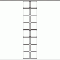 1099 - Label Size 35mm x 35mm - 3,660 labels per roll