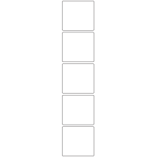 10992 - Label Size 60mm x 55mm - 1200 labels per roll 