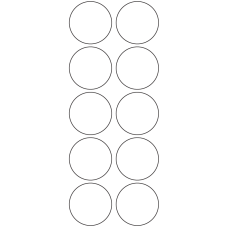 10994 - Label Size 38mm dia - 3440 labels per roll 