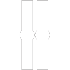 10996 - Label Size 80mm x 377mm - 370 labels per roll 