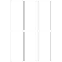 10997 - Label Size 52mm x 119mm - 1650 labels per roll
