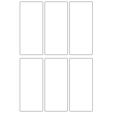 10997 - Label Size 52mm x 119mm - 1650 labels per roll 