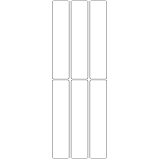 11011 - Label Size 32mm x 150mm - 1380 labels per roll 