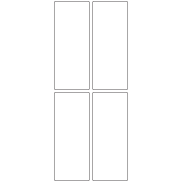 11015 - Label Size 50mm x 124mm - 1100 labels per roll