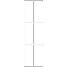 11019 - Label Size 50mm x 115mm - 1180 labels per roll 