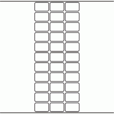 1102 - Label Size 32mm x 20mm - 9,090 labels per roll 