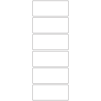 11025 - Label Size 100mm x 43mm - 1500 labels per roll