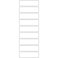11027 - Label Size 100mm x 29mm - 2130 labels per roll