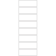 11030 - Label Size 97mm x 34mm - 1900 labels per roll 