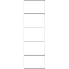 11031 - Label Size 90mm x 56mm - 1190 labels per roll 