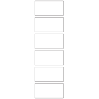 11032 - Label Size 90mm x 45mm - 1380 labels per roll
