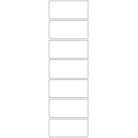11034 - Label Size 84mm x 39mm - 1660 labels per roll