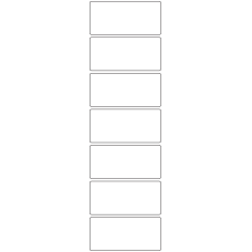 11034 - Label Size 84mm x 39mm - 1660 labels per roll 