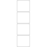 11035 - Label Size 80mm x 70mm - 950 labels per roll