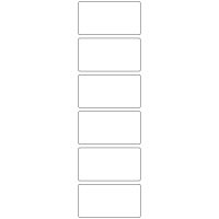 11038 - Label Size 80mm x 42mm - 1500 labels per roll