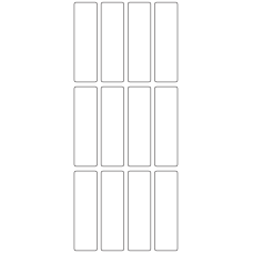 11039 - Label Size 23mm x 80mm - 3310 labels per roll 