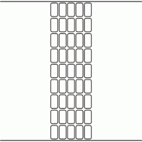 1104 - Label Size 15mm x 29mm - 10,650 labels per roll