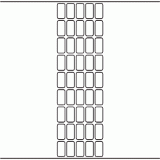 1104 - Label Size 15mm x 29mm - 10,650 labels per roll 