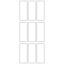 11040 - Label Size 30mm x 77mm - 2480 labels per roll 