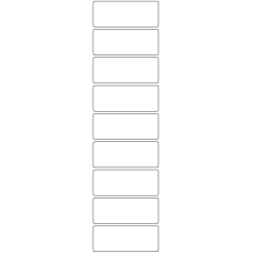 11041 - Label Size 77mm x 30mm - 2130 labels per roll 