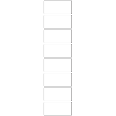 11043 - Label Size 74mm x 35mm - 1840 labels per roll 