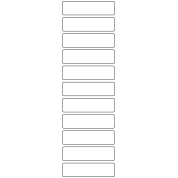 11044 - Label Size 74mm x 20mm - 3030 labels per roll