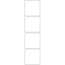 11045 - Label Size 70mm x 70mm - 950 labels per roll 